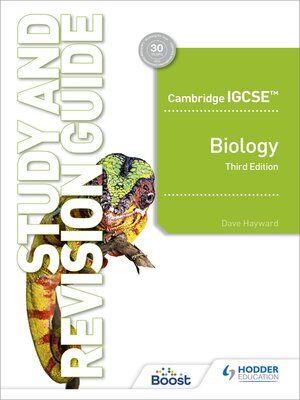 cover image of Cambridge IGCSE<sup>TM</sup> Biology Study and Revision Guide
